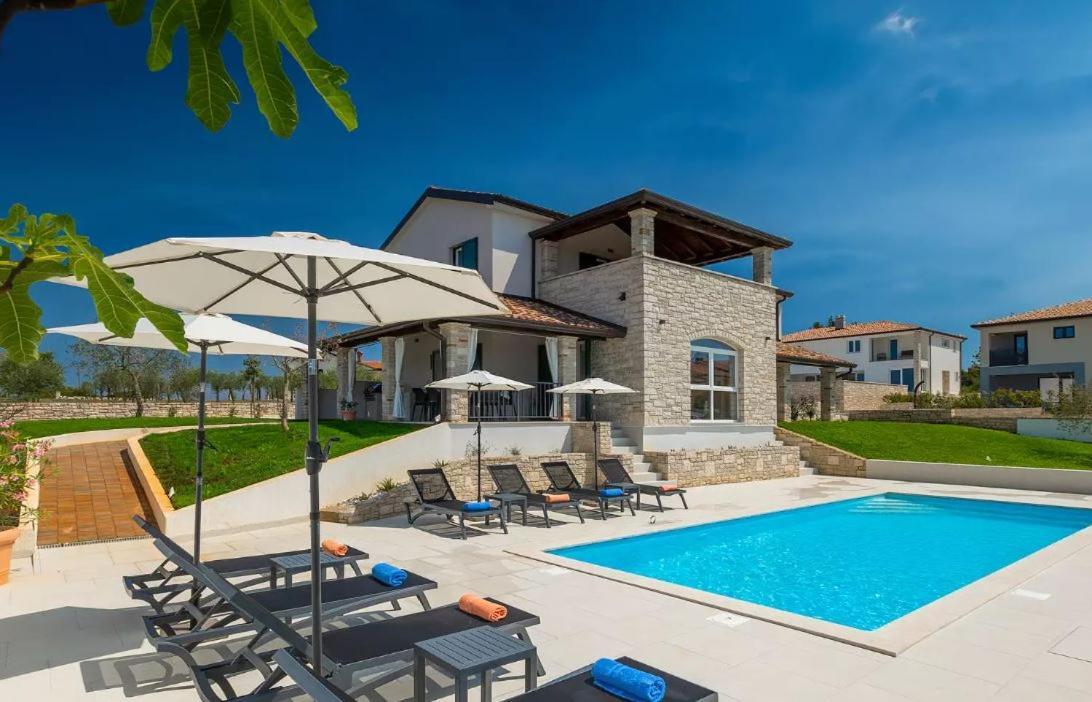 Villa Victoria Istra - Heated Pool Nova Vas  Exteriér fotografie
